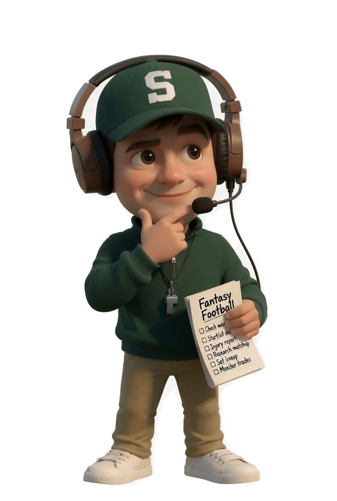 SAM thinking through a fantasy checklist